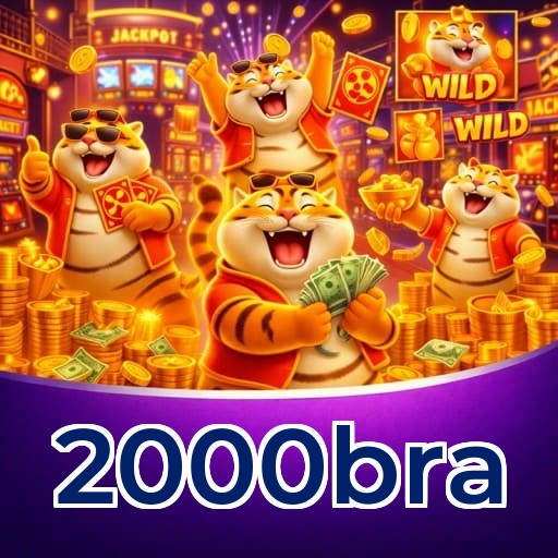 Números do app 2000bra em material de marketing — ilustração, não auditoria
